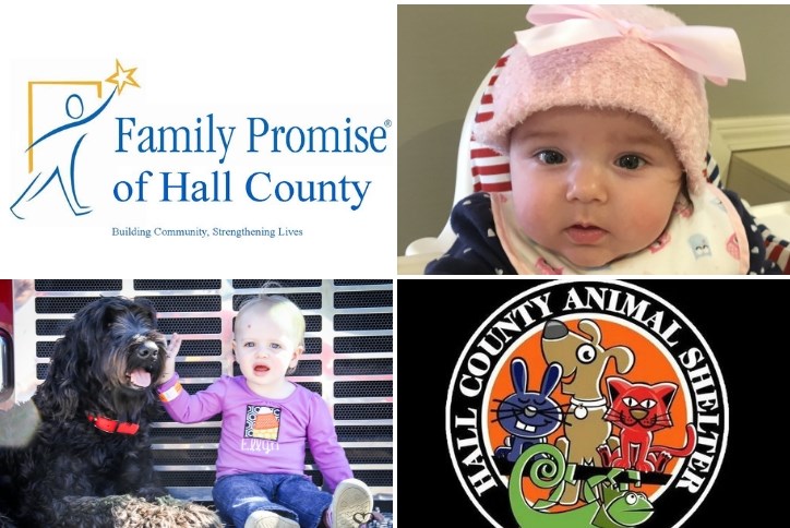 Family Promise of Hall County logo and Hall County Animal Shelter logo
