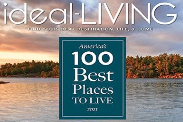 Sterling on the Lake was recognized by Ideal Living Magazine as America's top 100 Best Places to live in 2021