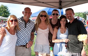 Sterling families enjoying a concert series