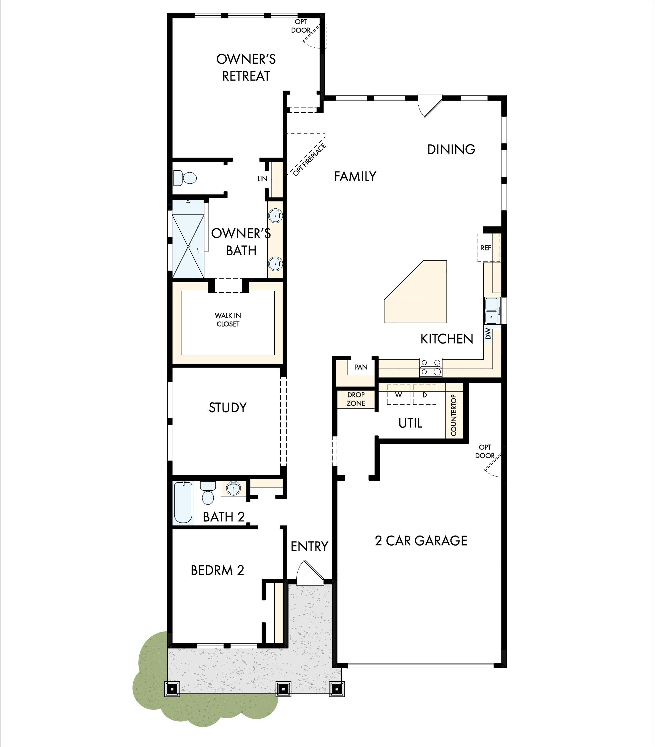 David Weekley Homes Ravenwood floorplan in The Retreat at Sterling on the Lake