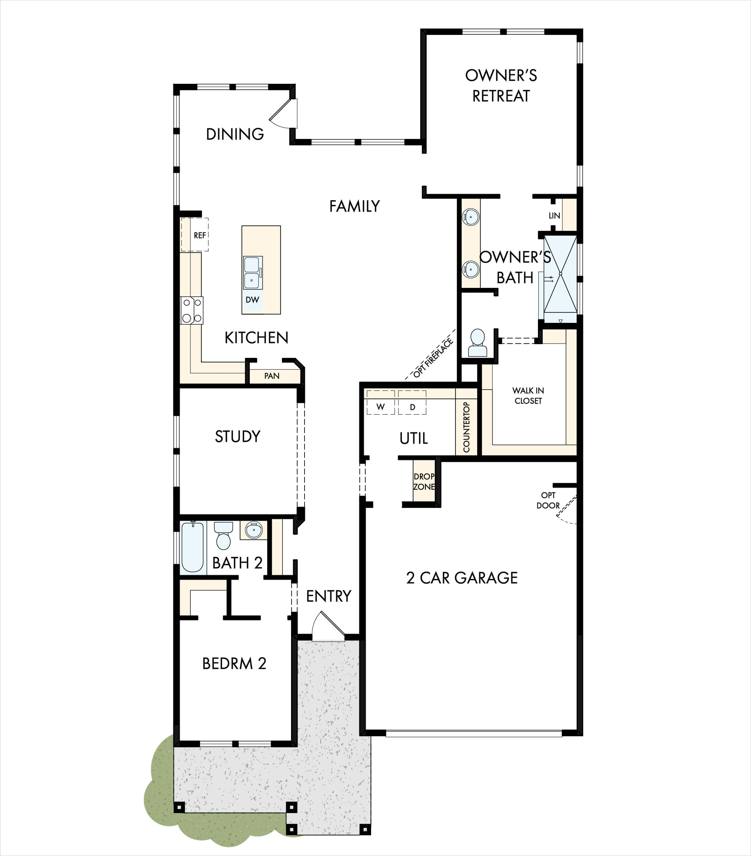 David Weekley Homes Skylar floorplan in The Retreat at Sterling on the Lake