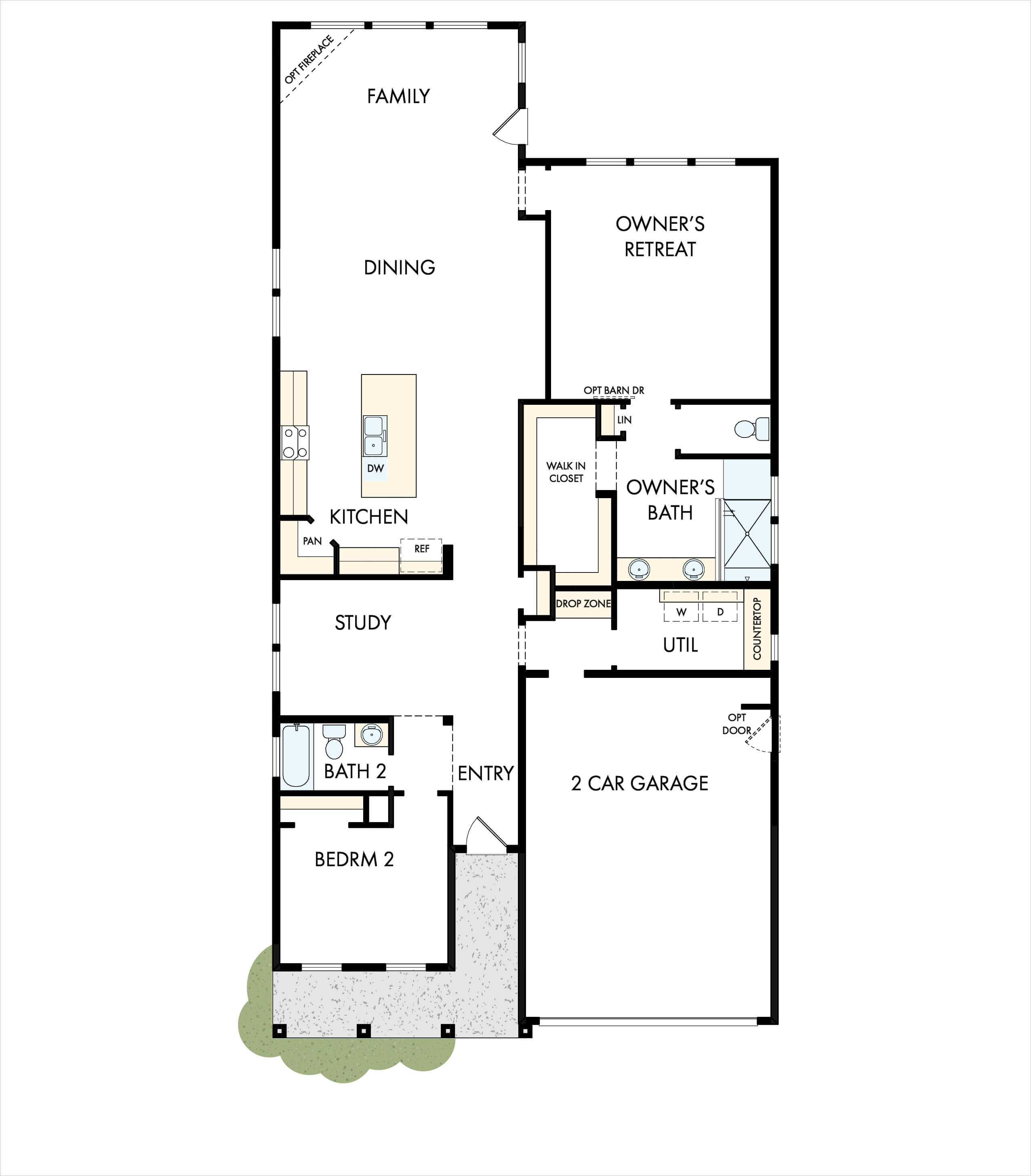 David Weekley Homes Palomina floorplan in The Retreat at Sterling on the Lake