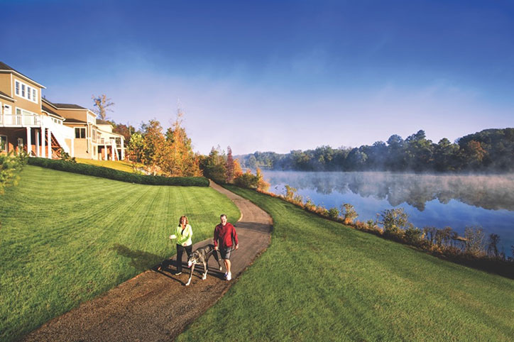 Lakeside trail in Sterling on the Lake